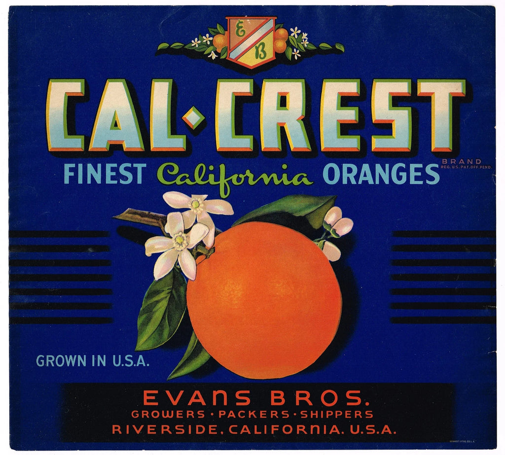 Cal-Crest (Riverside Only) | Oranges – The Crate Label