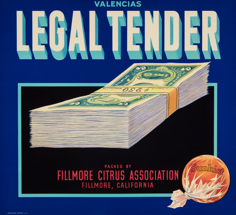 Legal Tender – The Crate Label