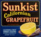 Sunkist Californian Grapfruit